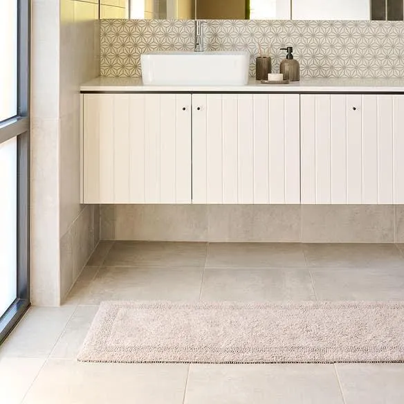 Braxton Bath Runner - Zinc