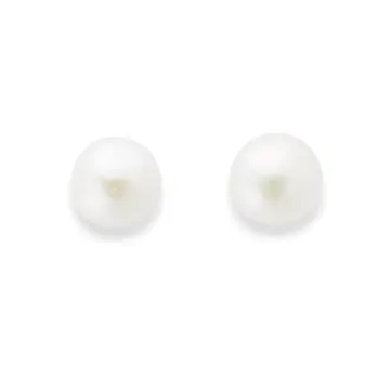 Sterling Silver 4-4.5mm Freshwater Pearl Studs