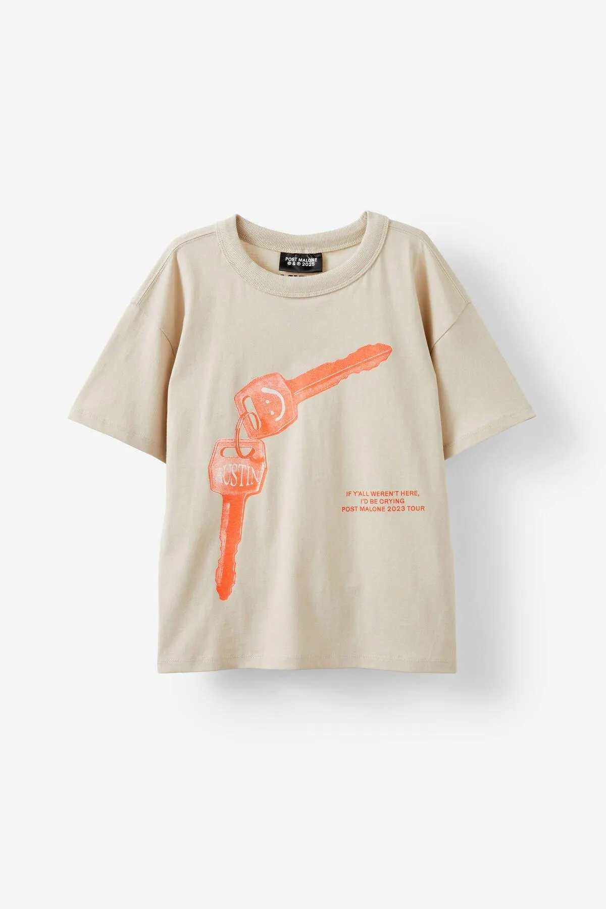 Post Malone Drop Shoulder Short Sleeve Music Tee