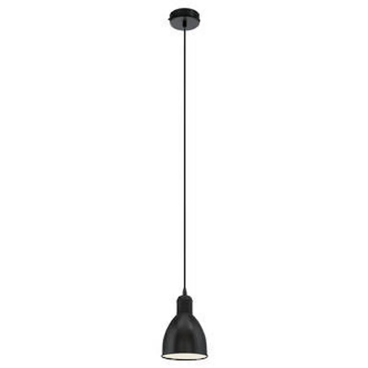 Priddy 1 Light Pendant Black