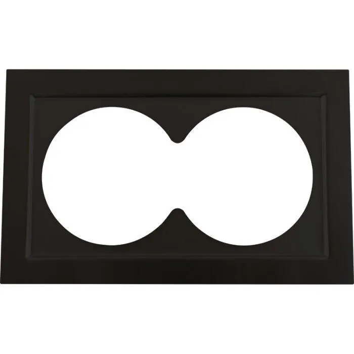 JUNISTAR LUX BLACK TWIN CONVERTOR PLATE