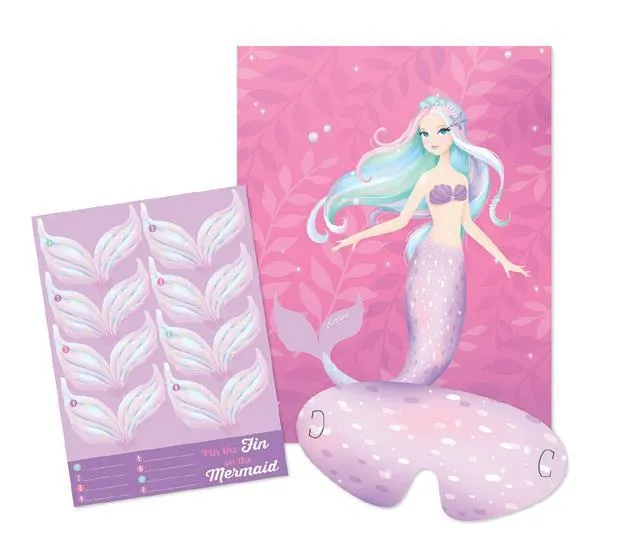 Mermaid Blindfold Game