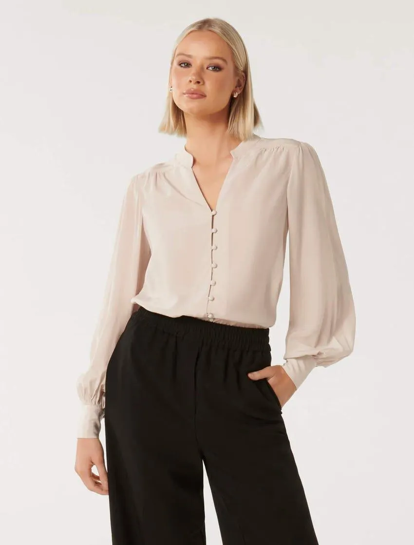 Delia Silk Blouse