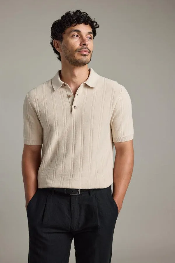 Seaside Knitted Polo