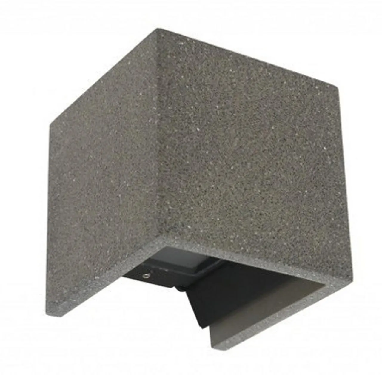 Tampa Cube Wall Light IP65 Sand Black