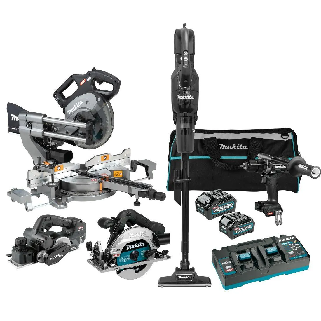 XGT Anniversary Edition 5 Piece Combo Kit Black 40 Volt