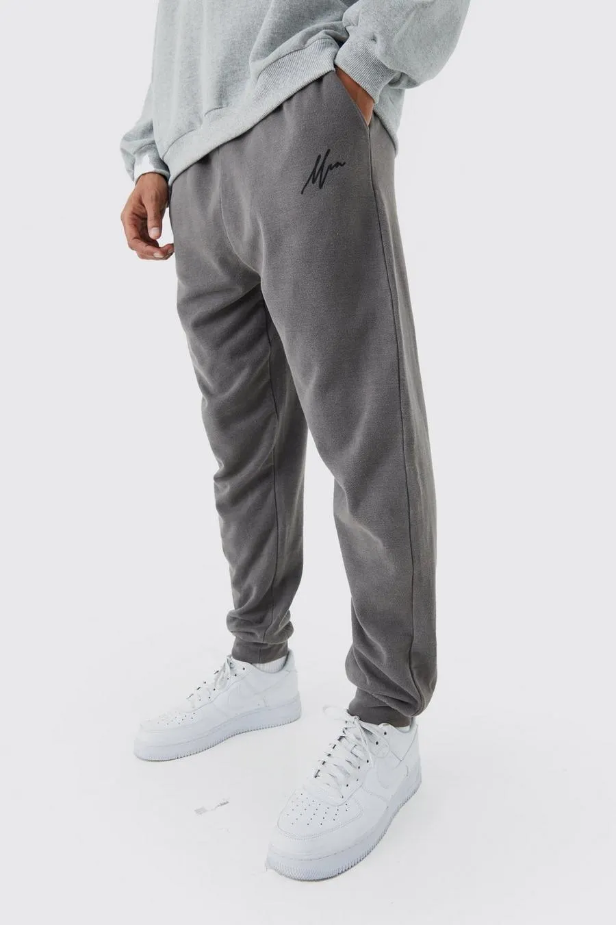 Oversized Washed Man Signature Jogger