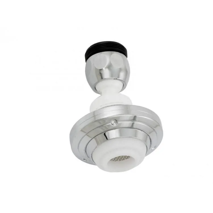 Tap Nozzle / Aerator - Double Swivel Spout SIROFLEX - White