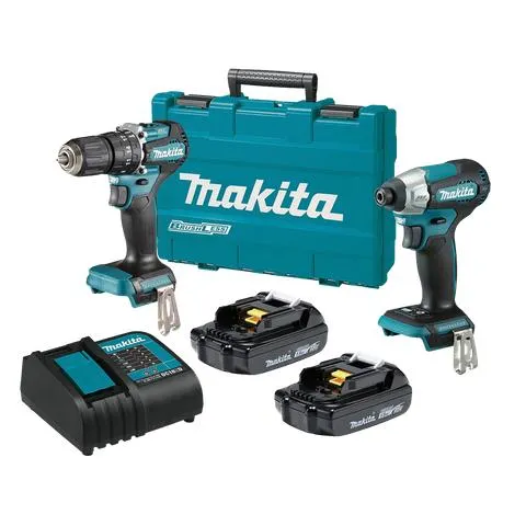 Makita LXT Cordless Sub-Compact Hammer Drill & Impact Driver Brushless 18v- Tool