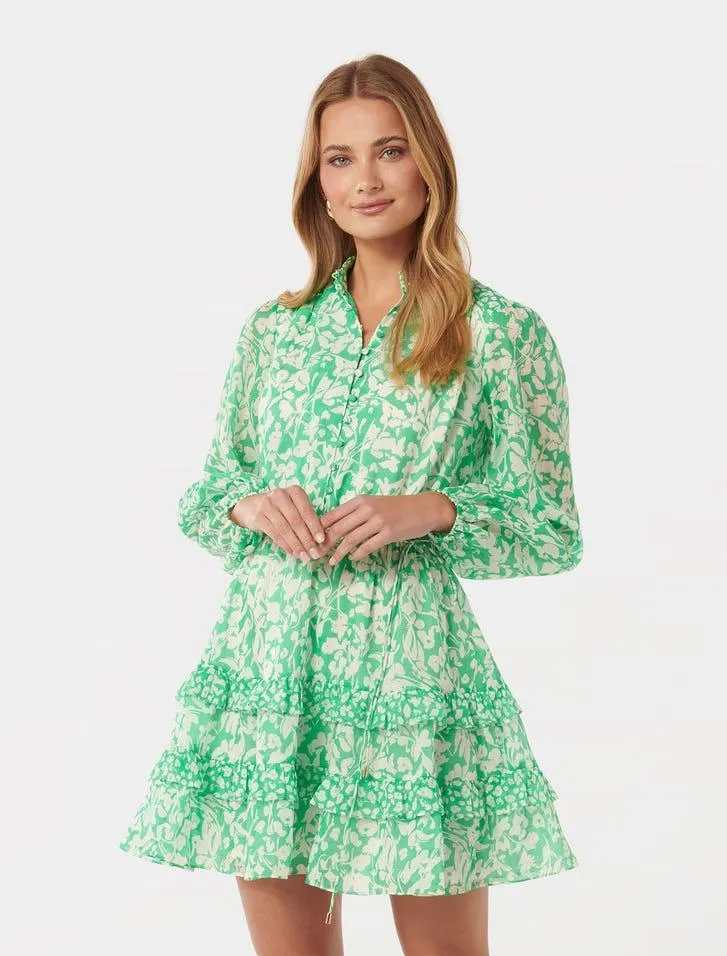 Raquel Printed Mini Dress