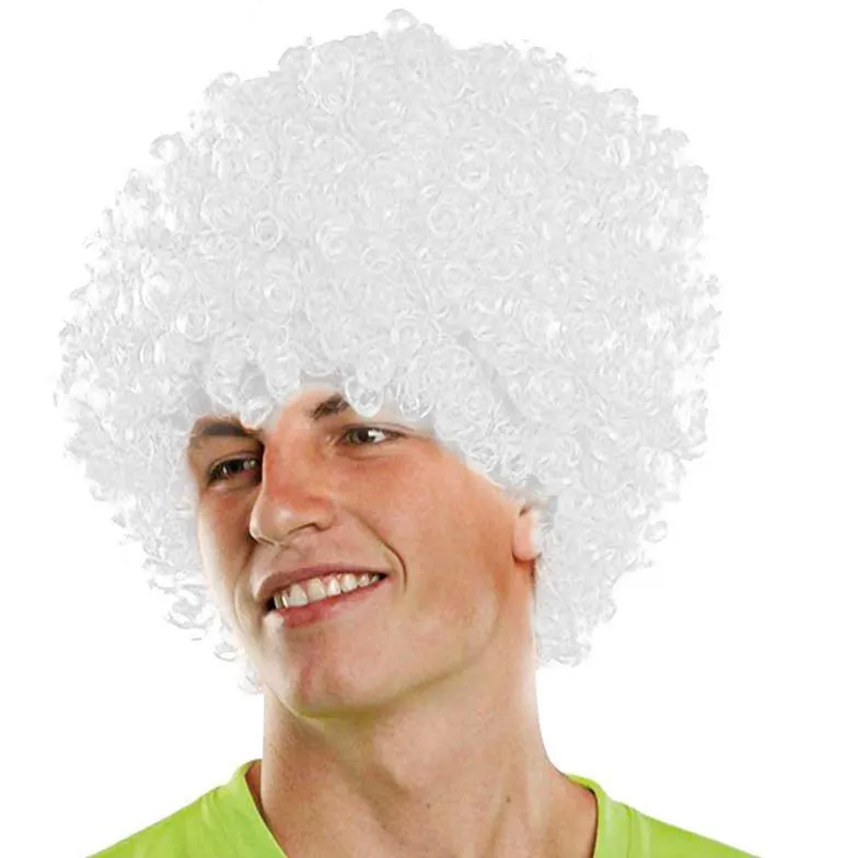 Afro Wig White