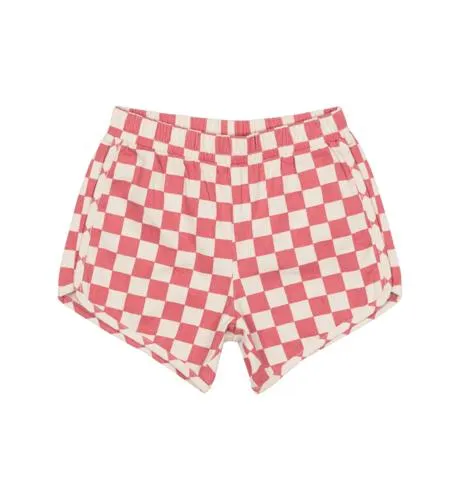 Rock Your Kid Pink Check Shorts