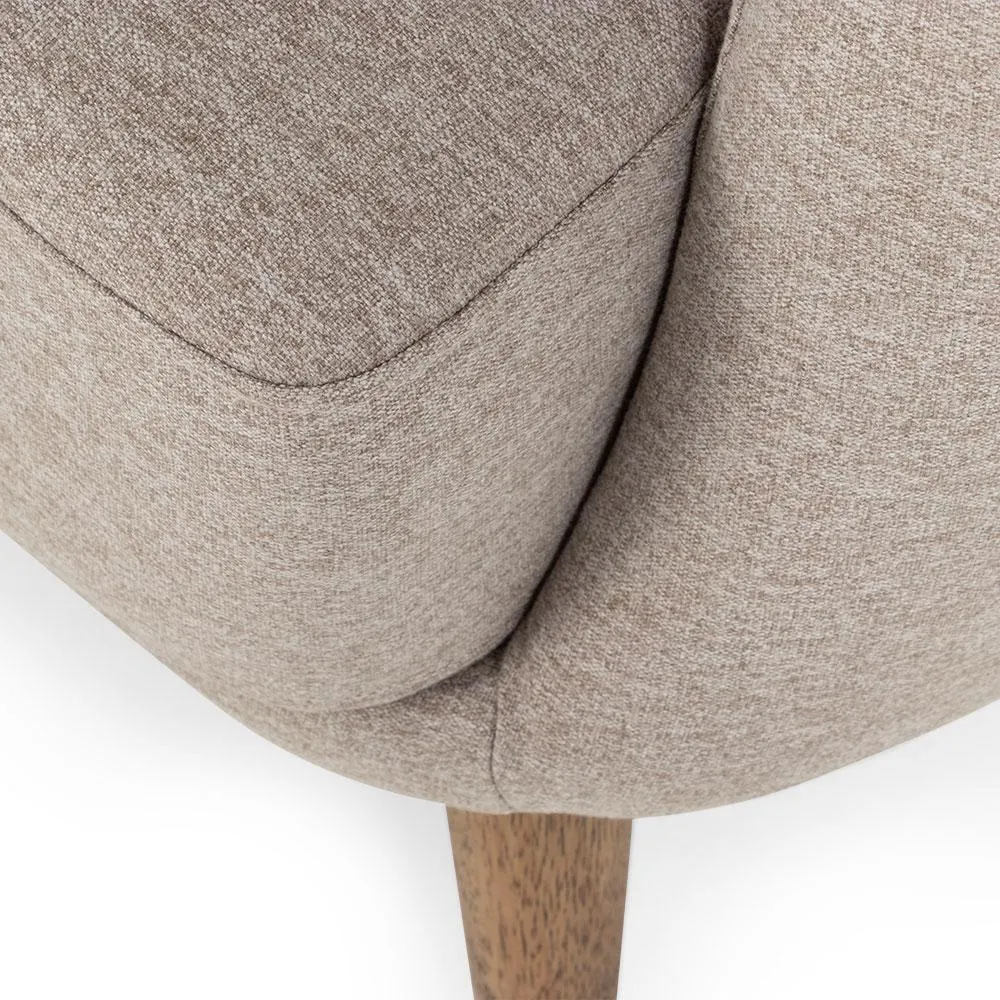 Turin 3 Seater Sofa, Taupe