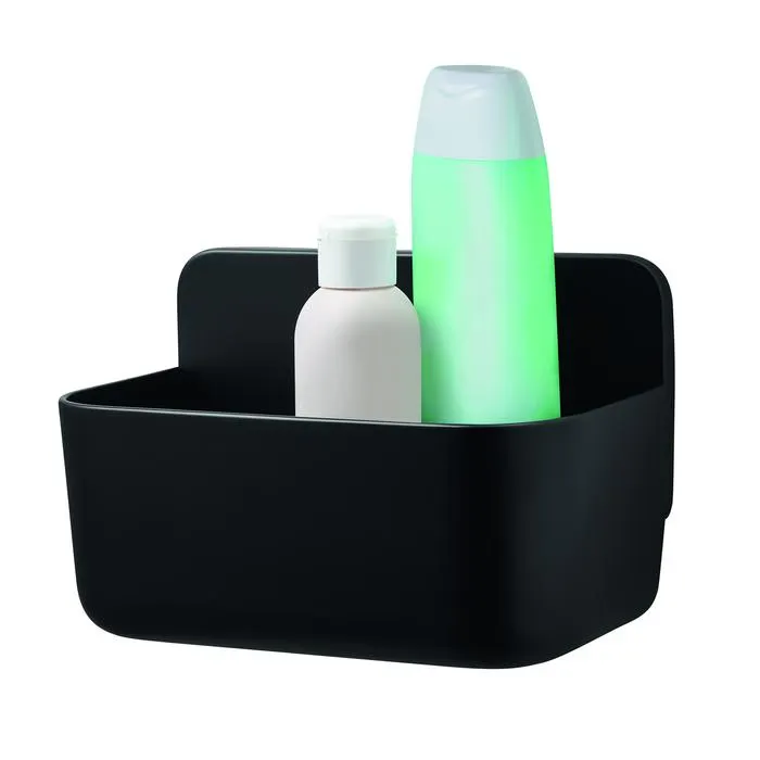 tesa Small Black Lavaa Shower Basket