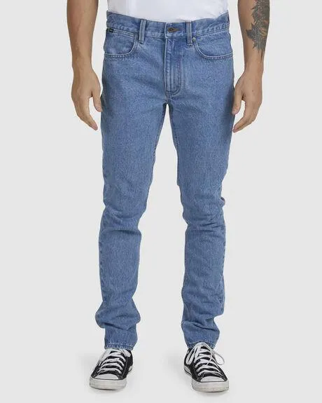 RVCA ROCKERS SKINNY DENIM JEANS