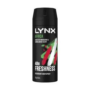 LYNX Africa Deodorant 165ml Body Spray