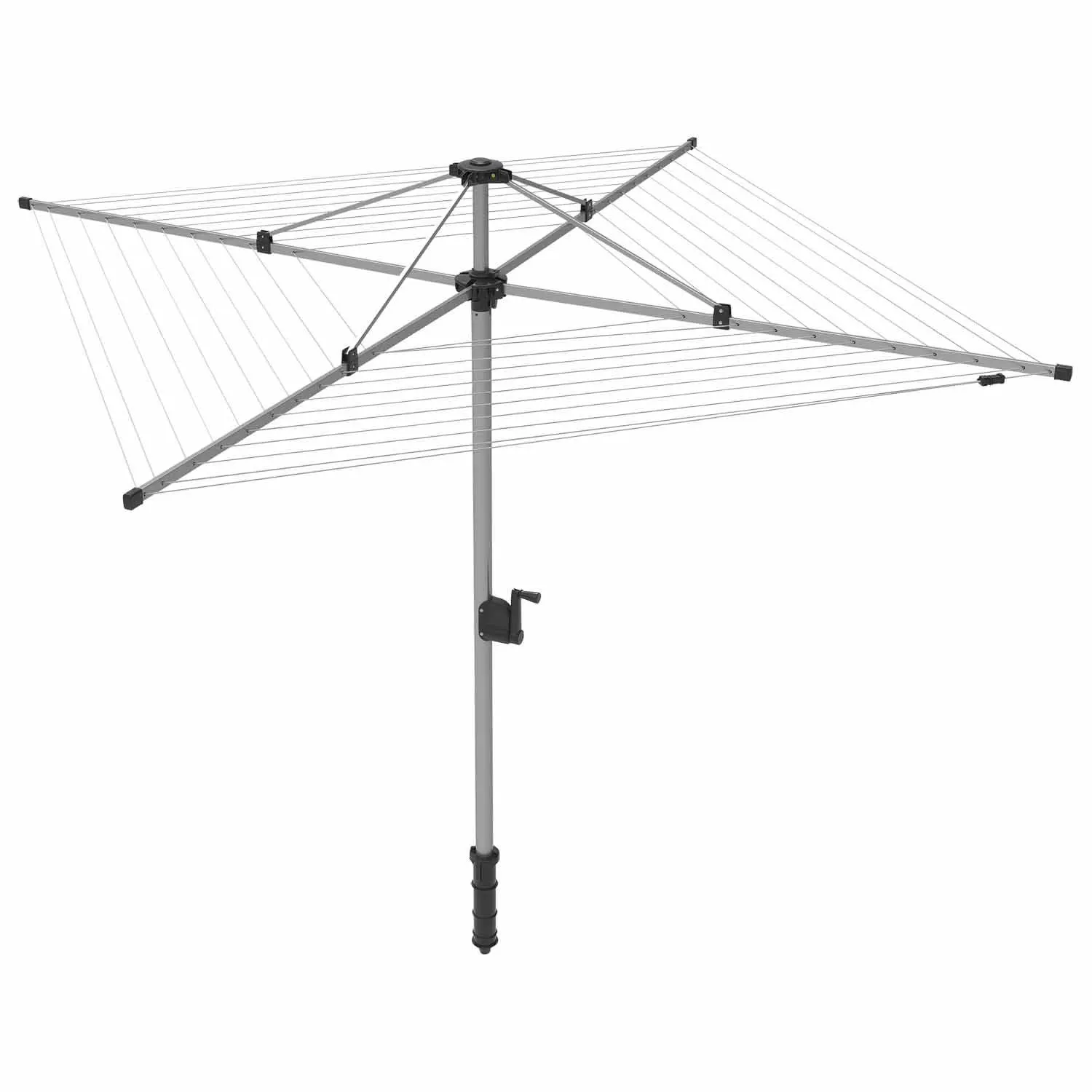 Devon Rotary Clothesline Hoist 2.8m Silver