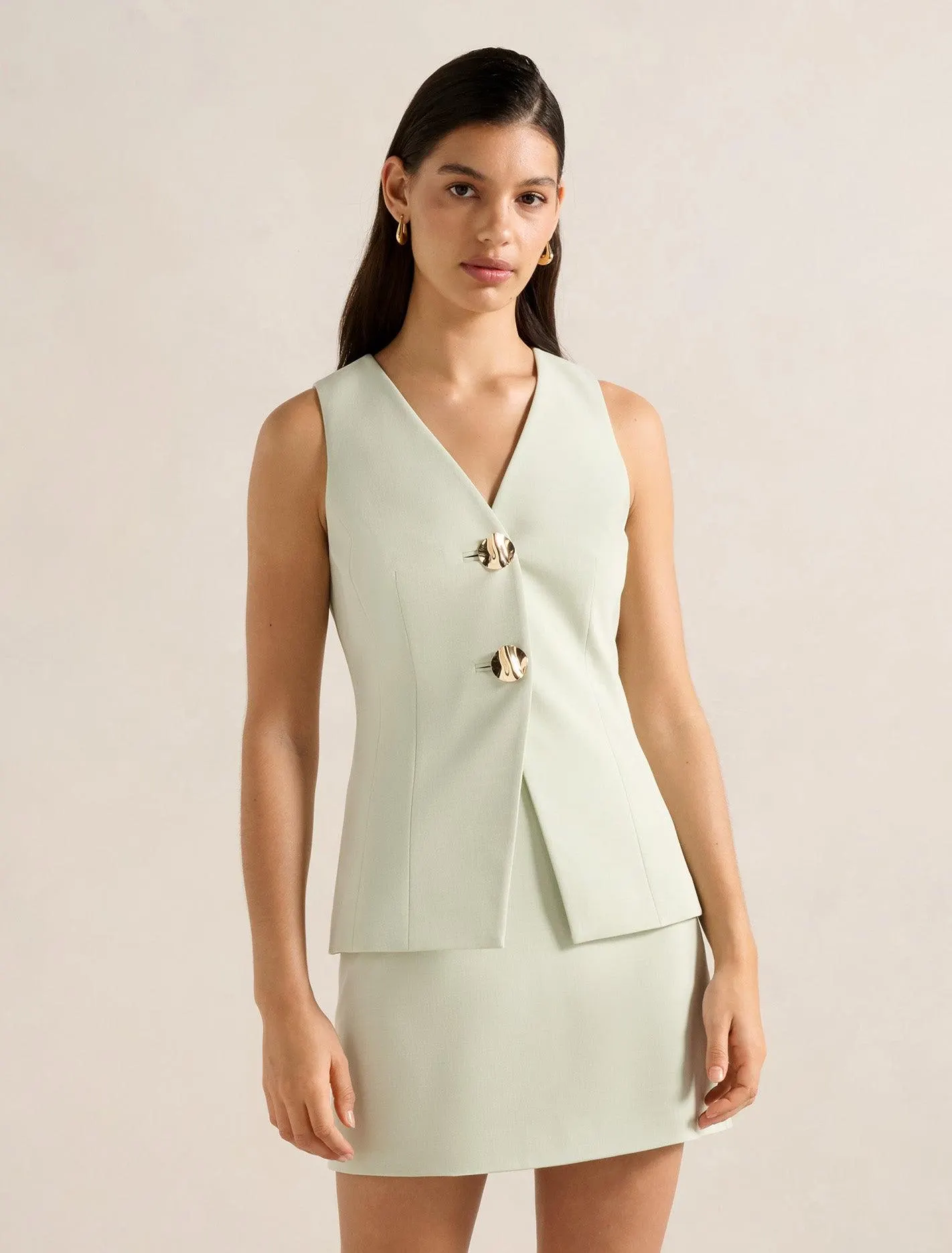 Veda Long Waistcoat