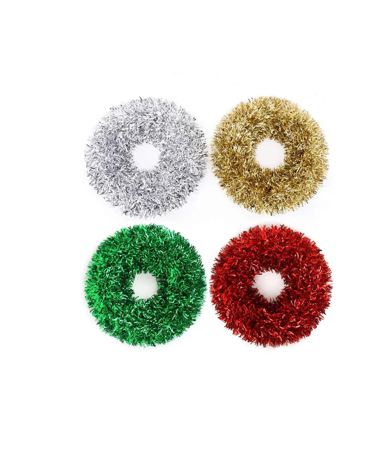 Tinsel Tree Assorted 45cm