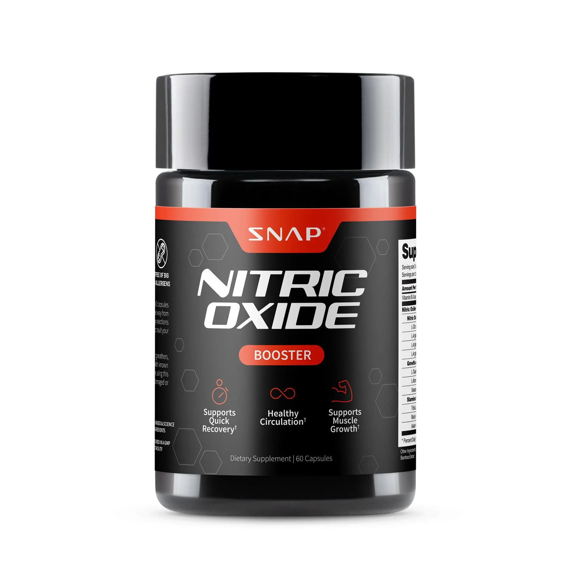 Snap Nitric Oxide Booster 60 Caps