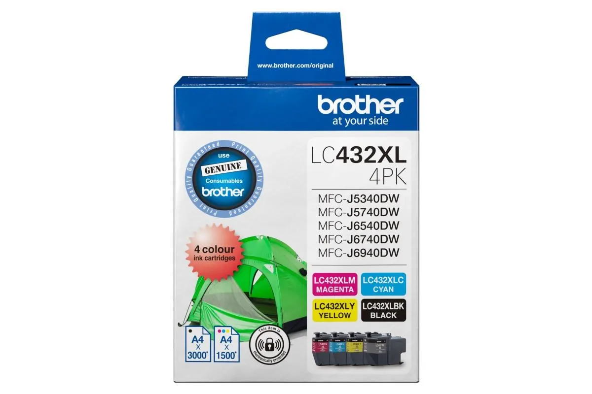 Brother Ink Cartridge Colour 4 Pack