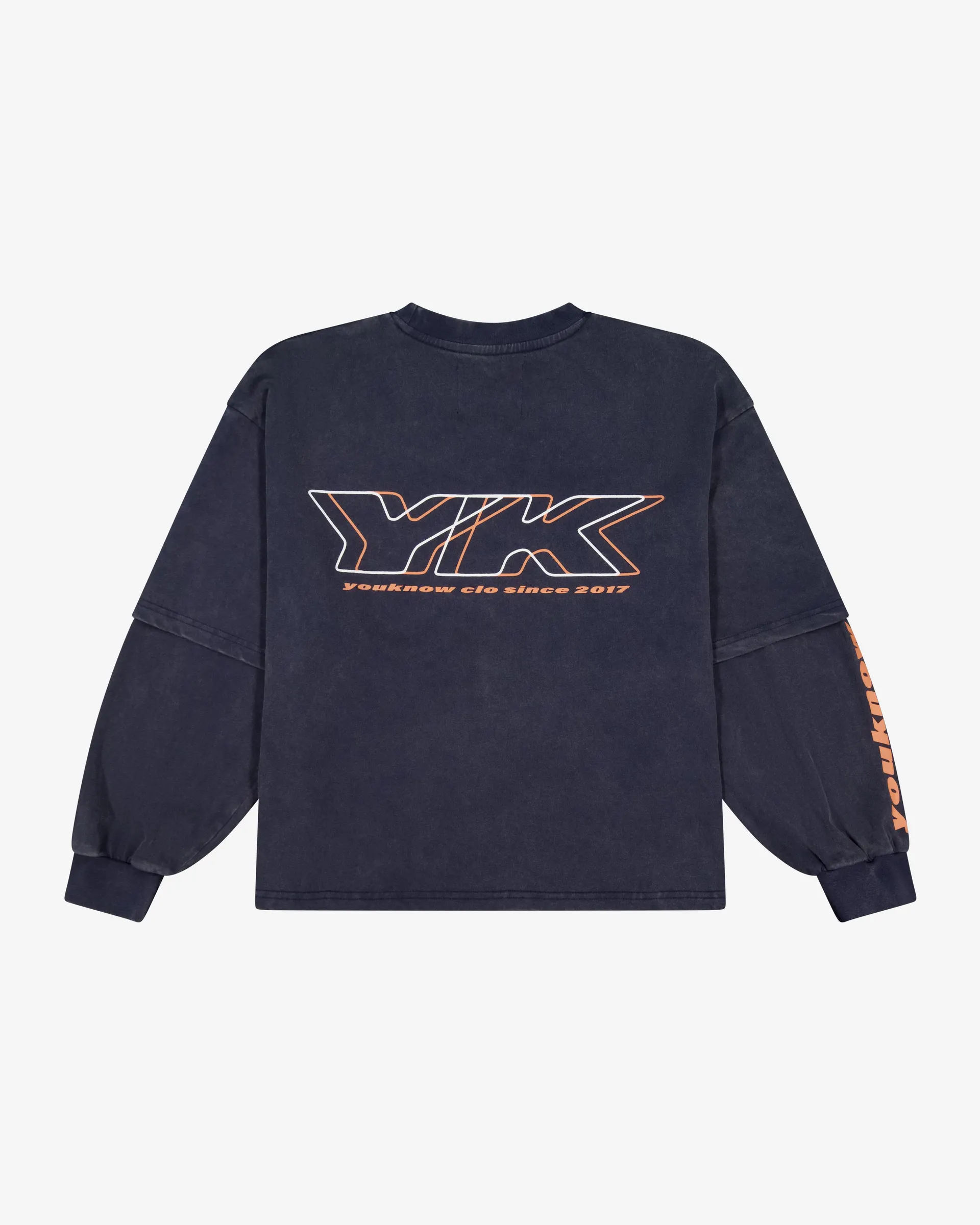 Layered Longsleeve | Navy