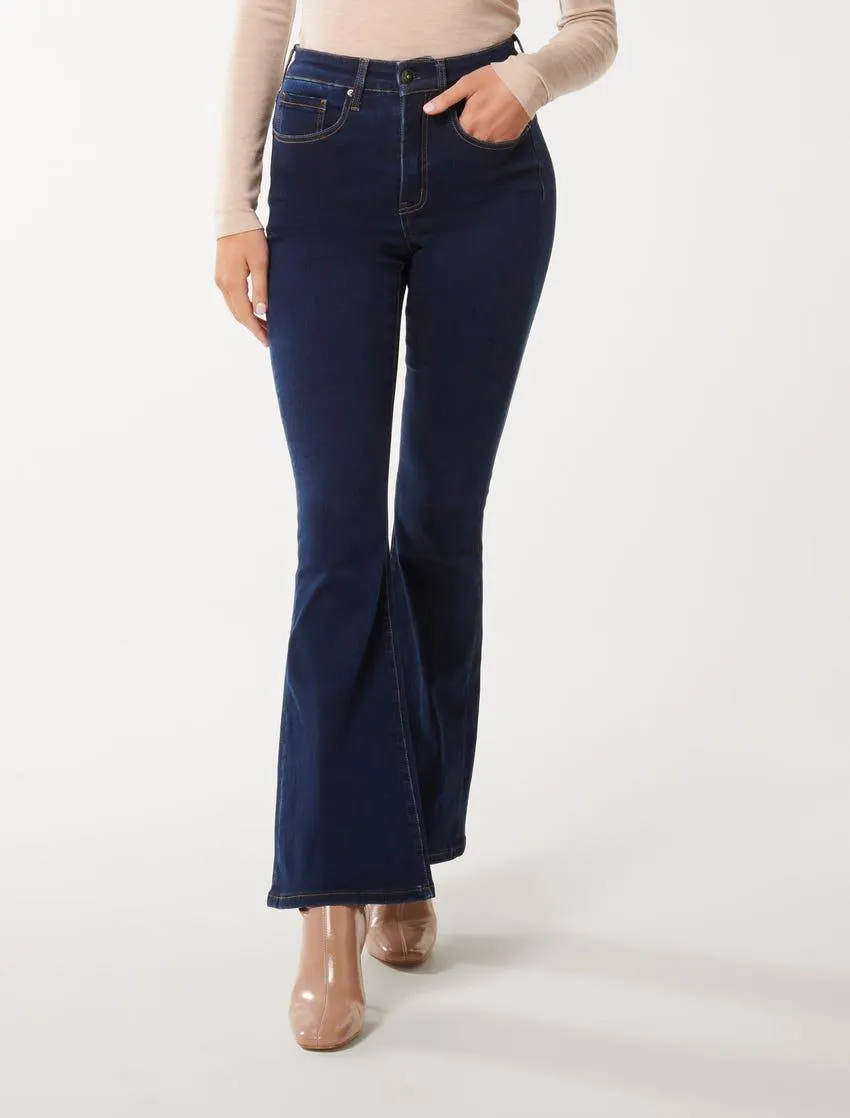 Farrah High-Rise Flare Jeans