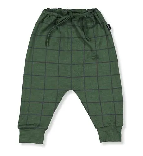 LFOH Asher Dropcrotch Pants - Forest Check