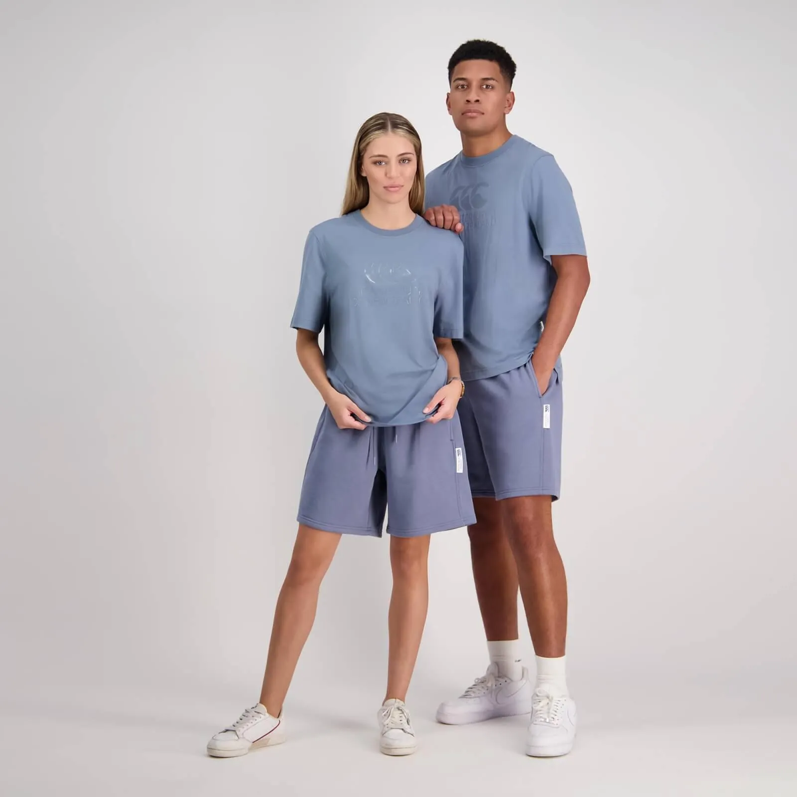 Mens Cnz Large Logo T-Shirt Blue Mirage