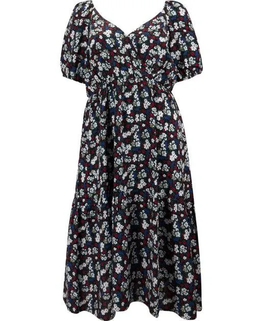 Women's Isobelle Wrap Front Midi Dress