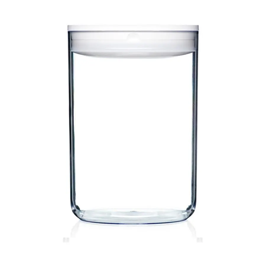 ClickClack Pantry Round 2.3L Storage Container White