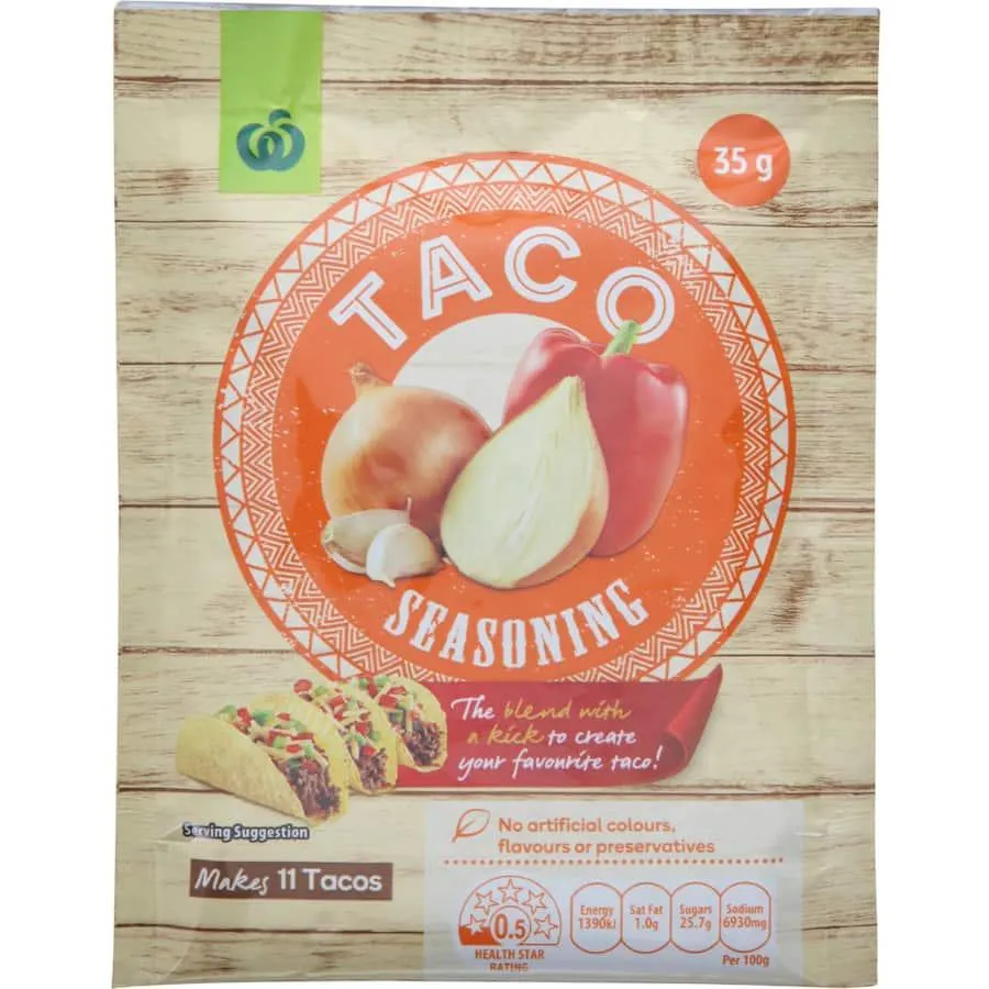 Woolworths Mexican Taco Seasoning