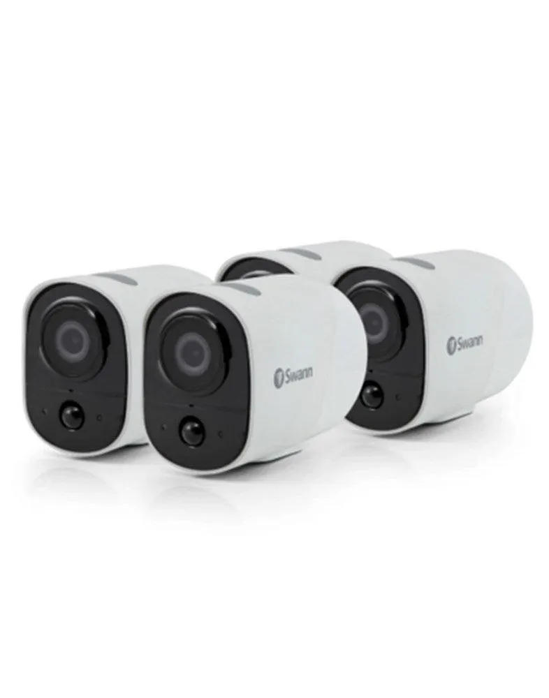 Swann Xtreem Wire-Free Security Camera w 16GB Card 4 Pack