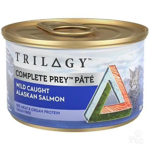 Trilogy Complete Prey Pate Wild Alaskan Salmon Wet Cat Food