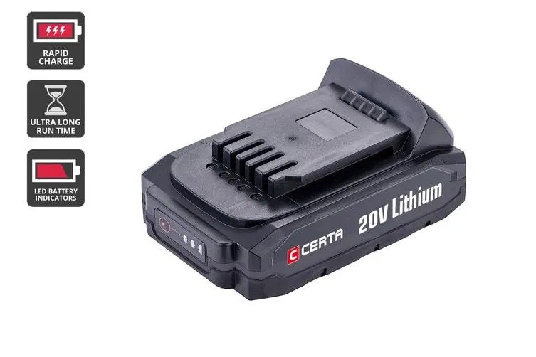 Certa PowerPlus 20V 2.0Ah Lithium Battery