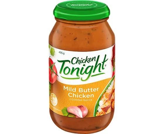 Chicken tonight butter chicken 495g jar