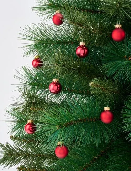 Christmas Shop Mini Baubles, Set of 18