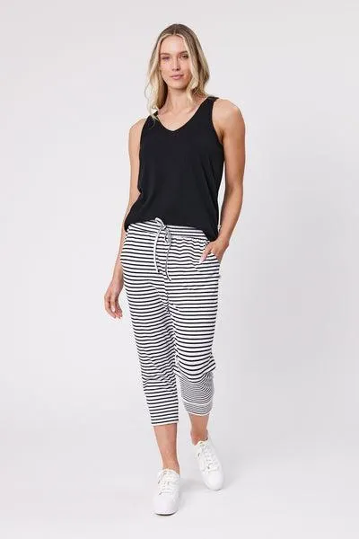 Shine On Essentials Stripe Pant White...
