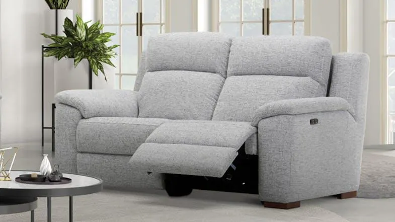 Hatfield 2 Seater Fabric Electric Recliner Sofa