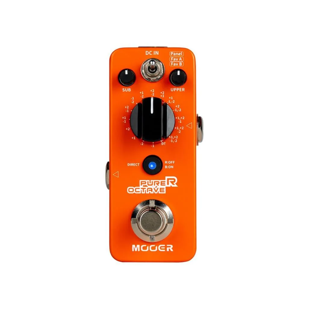 MOOER PURER OCTAVE - 15 MODE OCTAVE MICRO PEDAL WITH DETUNE