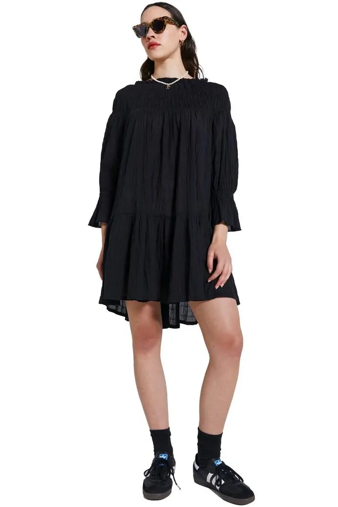 Prairie Shirred Dress