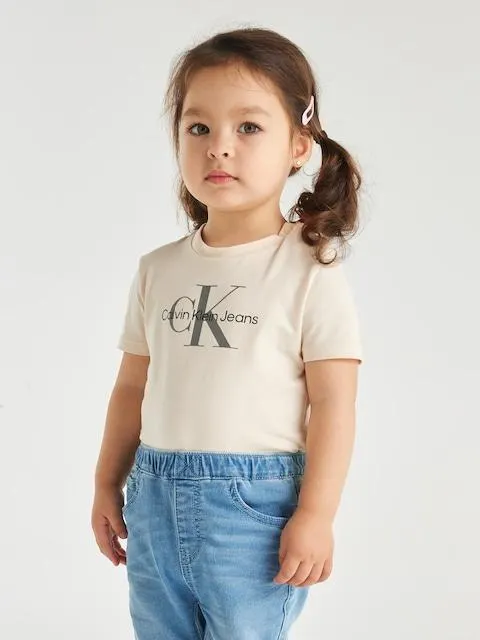 Calvin Klein Baby Monogram Short Sleeve Tee