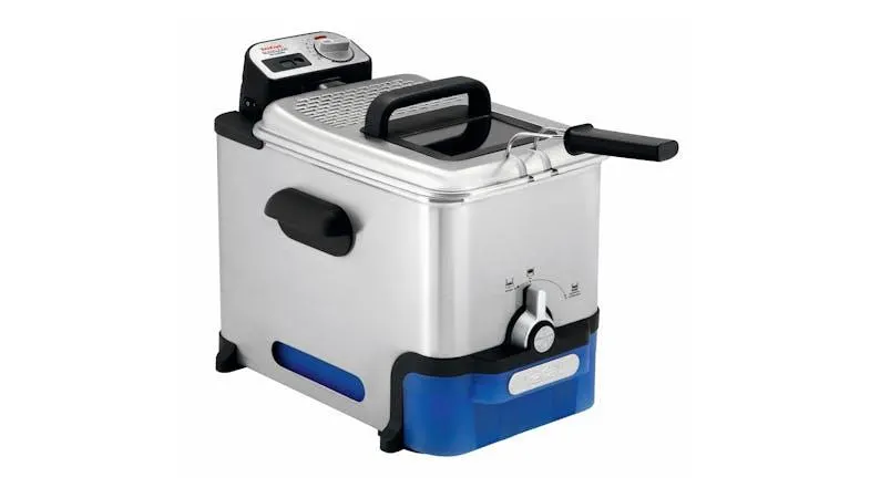 Tefal Oleoclean Pro Deep Fryer - Stainless Steel/Blue (FR8040)
