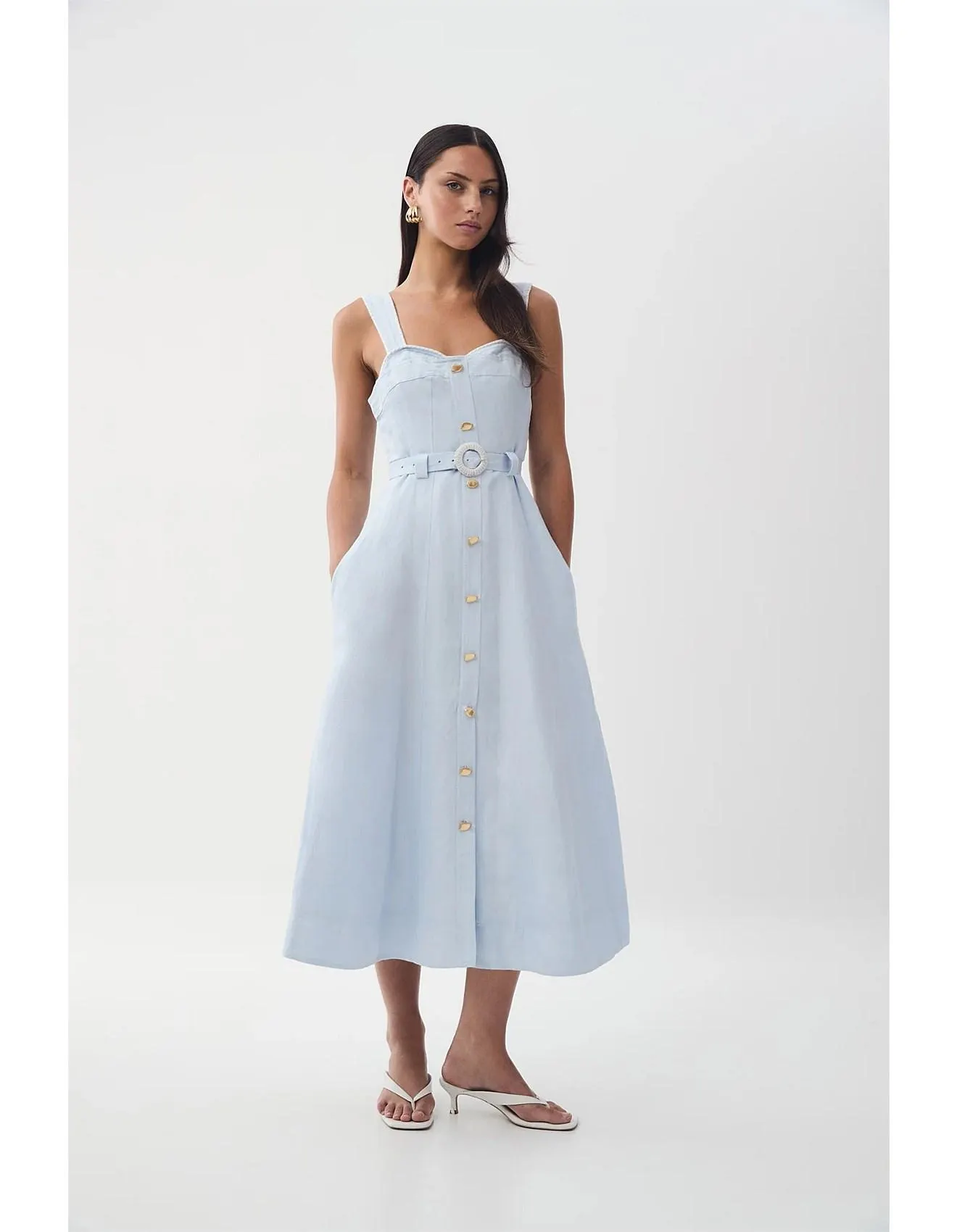 Celeste Utility Midi Dress