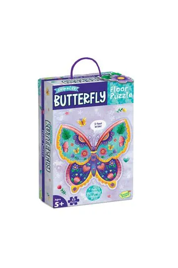 Peaceable Kingdom Floor Puzzle Butterfly