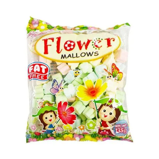 SUCERE HALAL MARSHMALLOWS FLOWER MALLOWS 135G