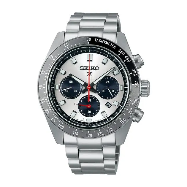 Seiko Prospex Mens Chronograph 100M Silver Watch SSC911P