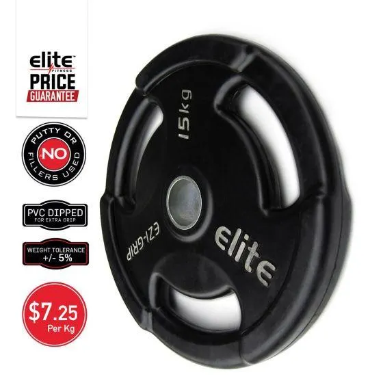Ezi-Grip Olympic Rubber Weight Plate