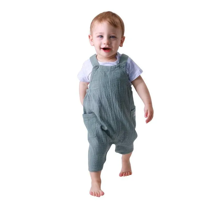 Ricochet Baby Muslin Dungaree