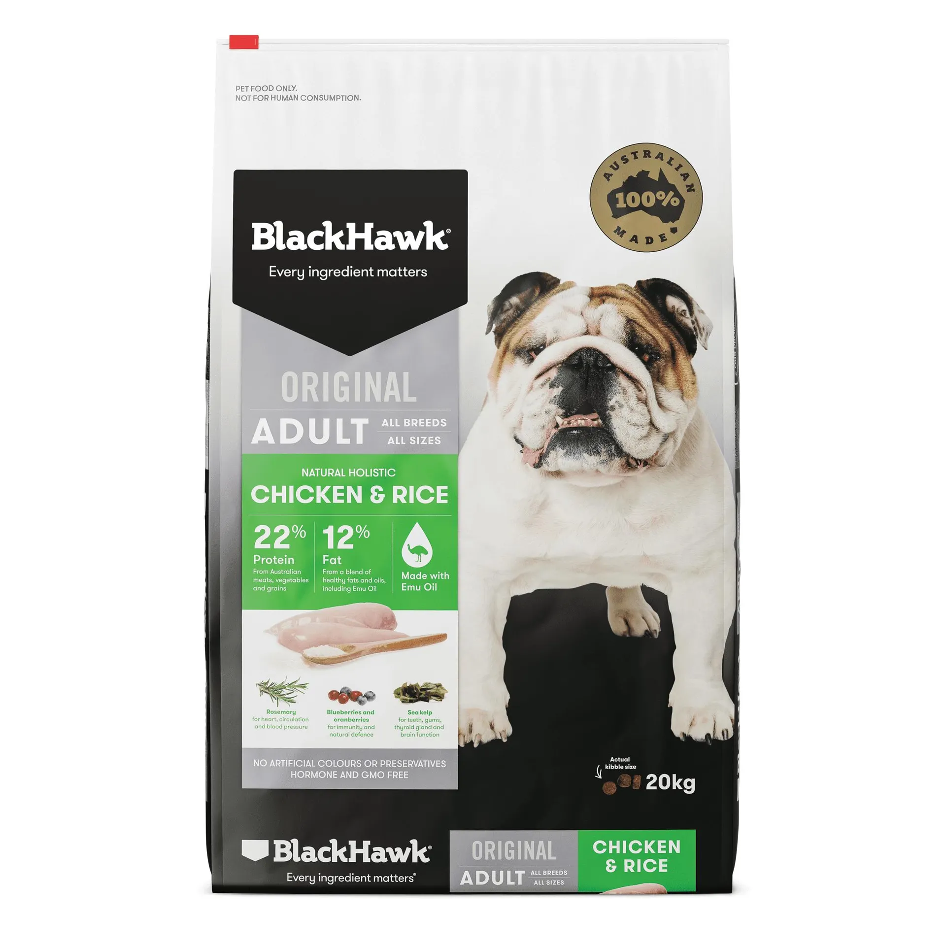 Black Hawk Chicken & Rice Adult Dry Dog Food